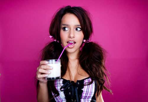Fettarme Milch