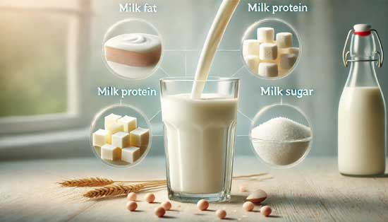 Inhaltsstoffe der Milch